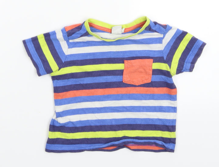 Mini Club Baby Multicoloured Striped  Basic T-Shirt Size 9-12 Months