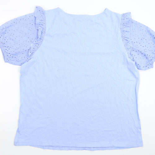 Simply Be Womens Blue   Basic T-Shirt Size 28