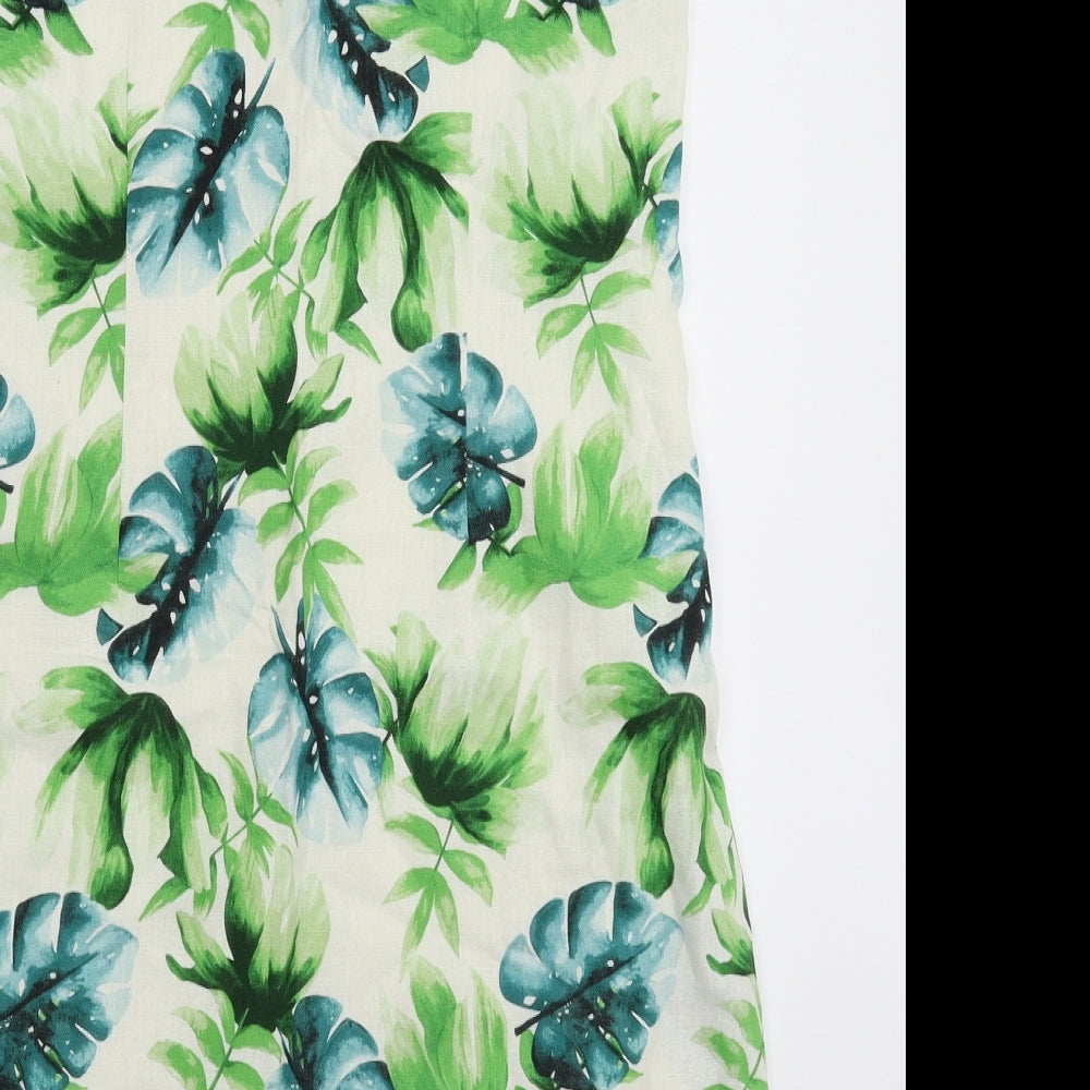 Jack Wills Womens Multicoloured Floral  Tank Dress  Size 10