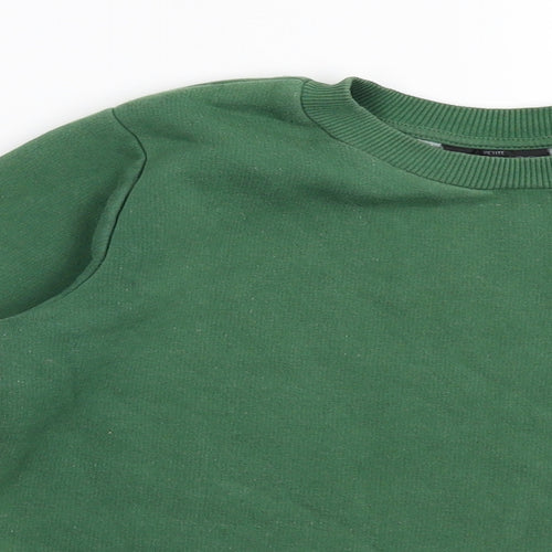 Topshop Womens Green   Pullover Sweatshirt Size 4