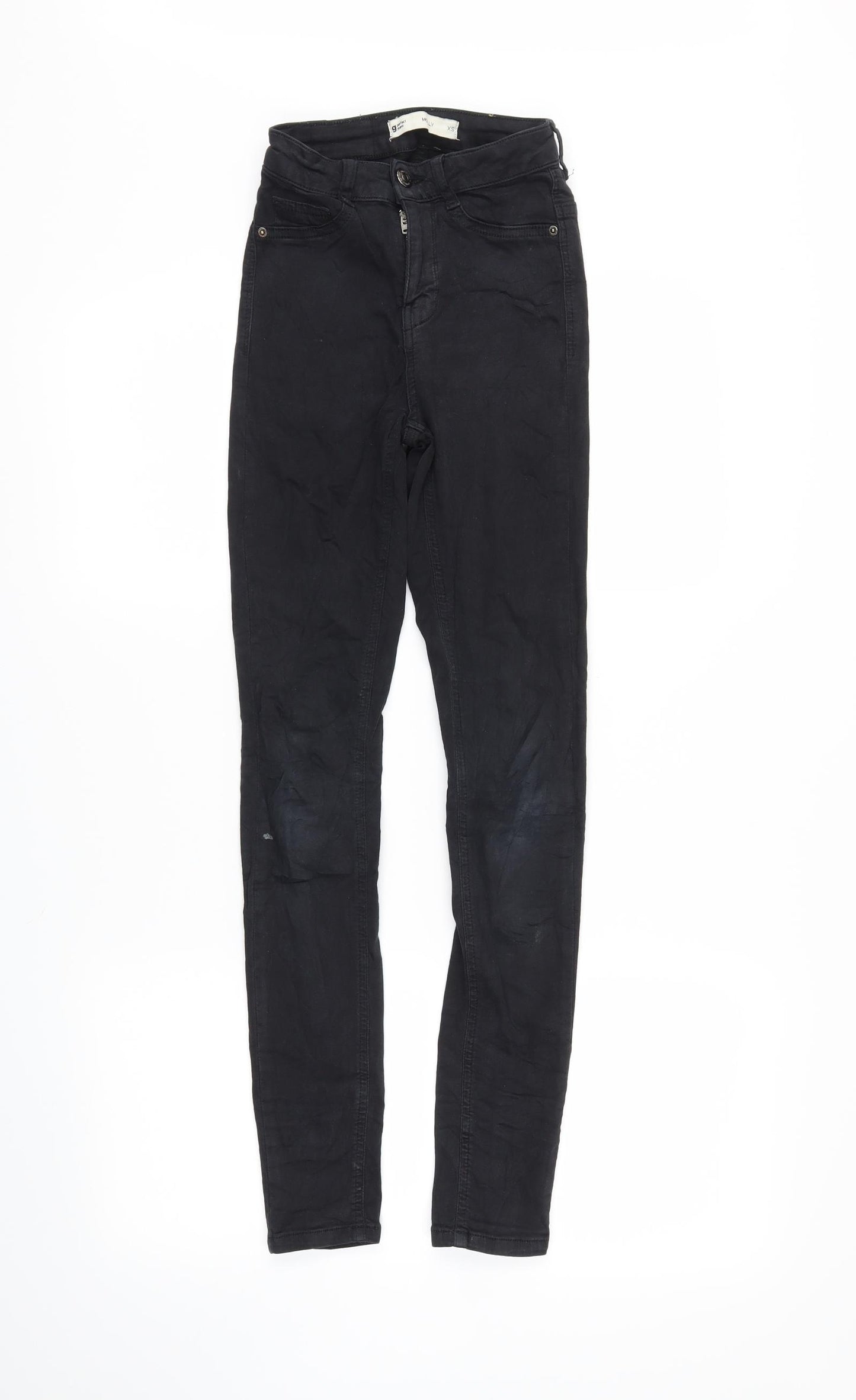 molly Mens Black  Denim Skinny Jeans Size XS L27 in
