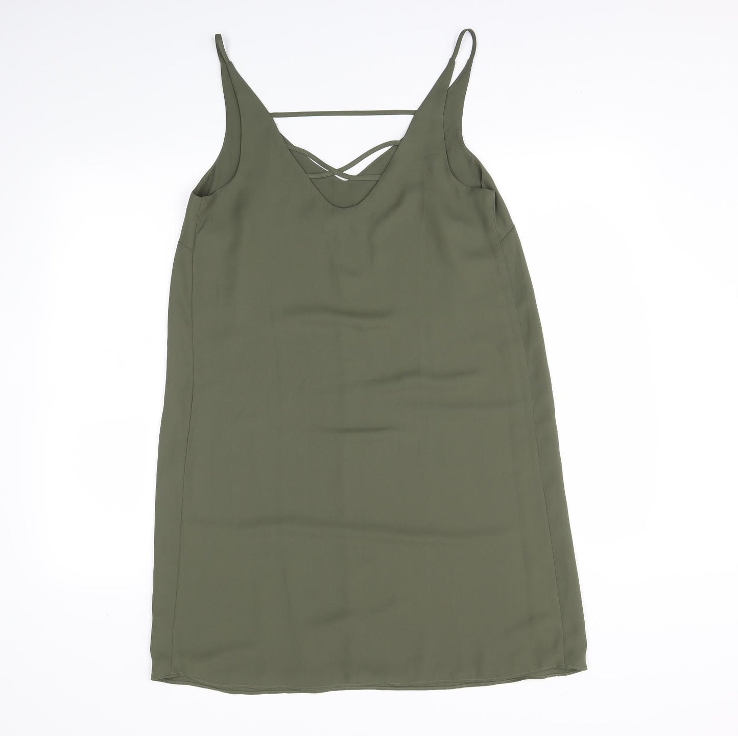 Papaya Womens Green   Tank Dress  Size 12