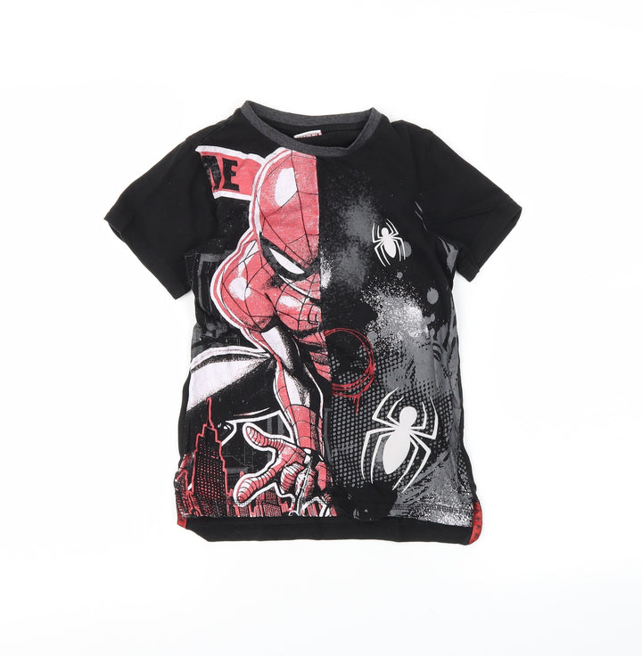 TU Womens Black Basic T-Shirt Size 6