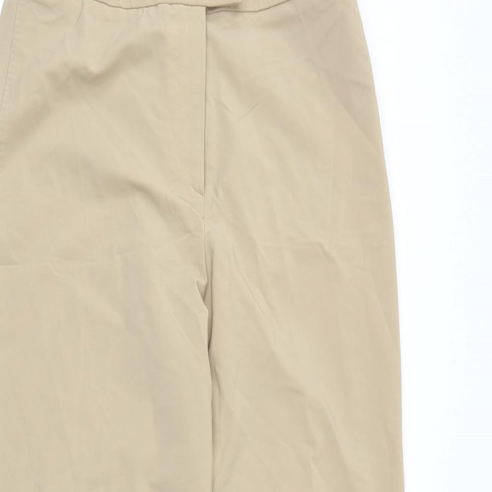 Press & Bastyan Womens Beige   Trousers  Size 12 L26 in