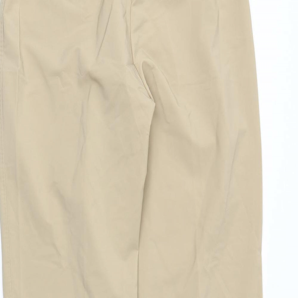 Press & Bastyan Womens Beige   Trousers  Size 12 L26 in