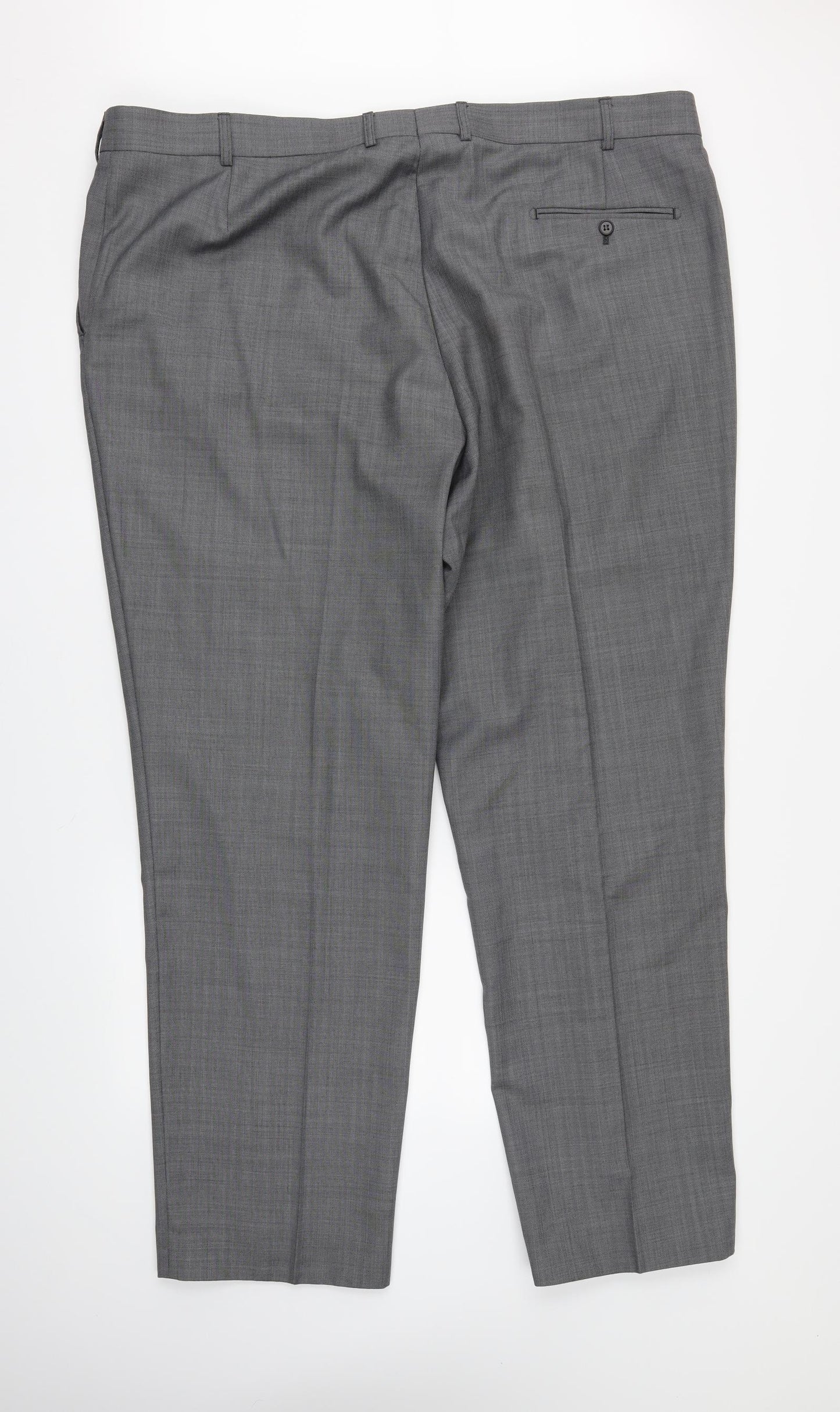 British Tailor Mens Grey   Trousers  Size 48 in L29 in