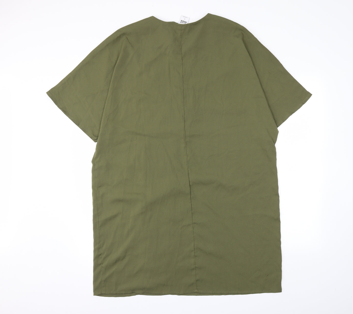 VERO MODA Womens Green   Wrap Button-Up Size XL
