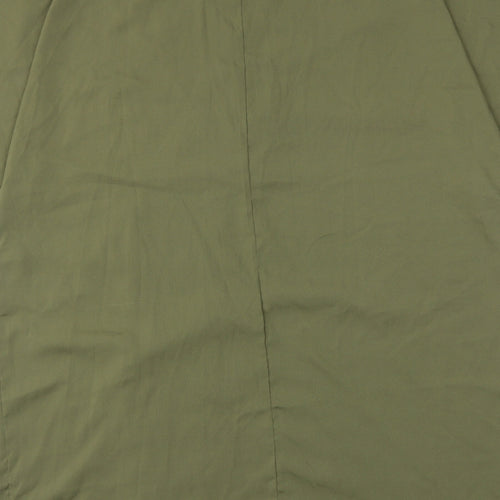 VERO MODA Womens Green   Wrap Button-Up Size XL