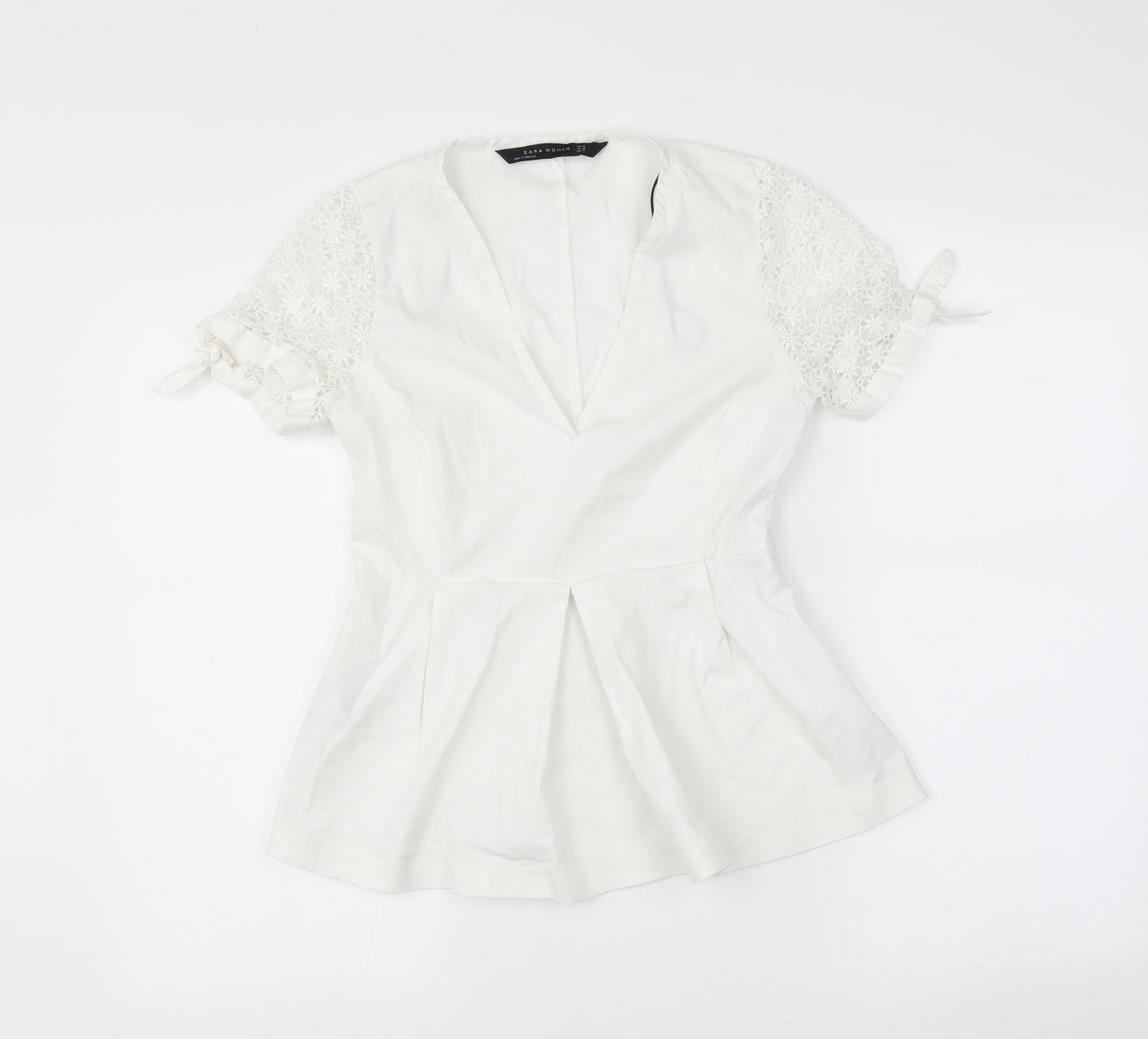 Zara Womens White   Basic Blouse Size XS