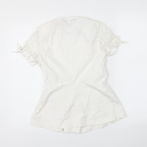 Zara Womens White   Basic Blouse Size XS