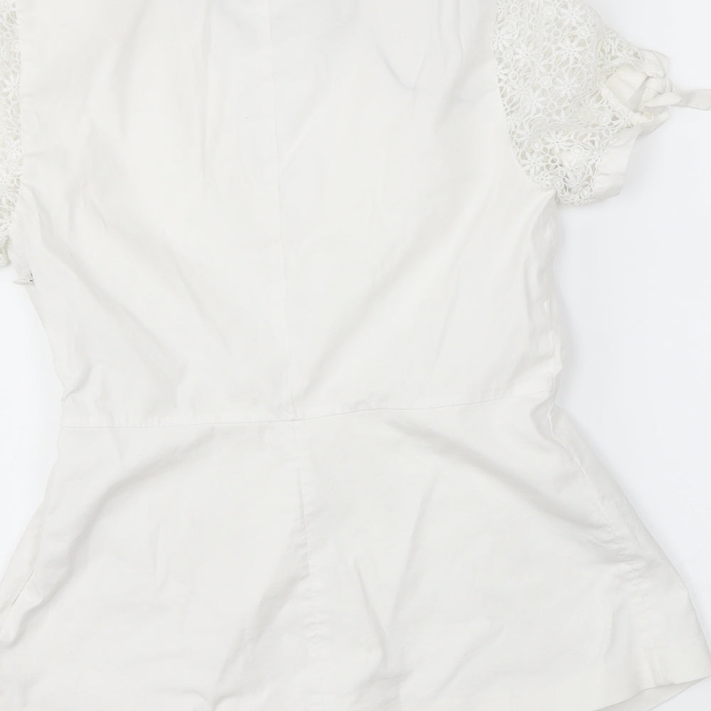 Zara Womens White   Basic Blouse Size XS