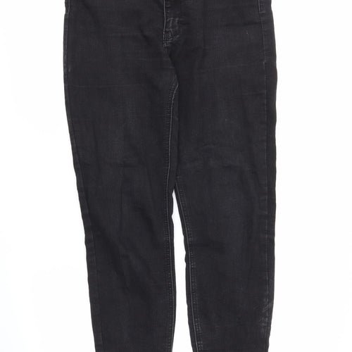 Pull&Bear Womens Black  Denim Skinny Jeans Size 12 L27 in