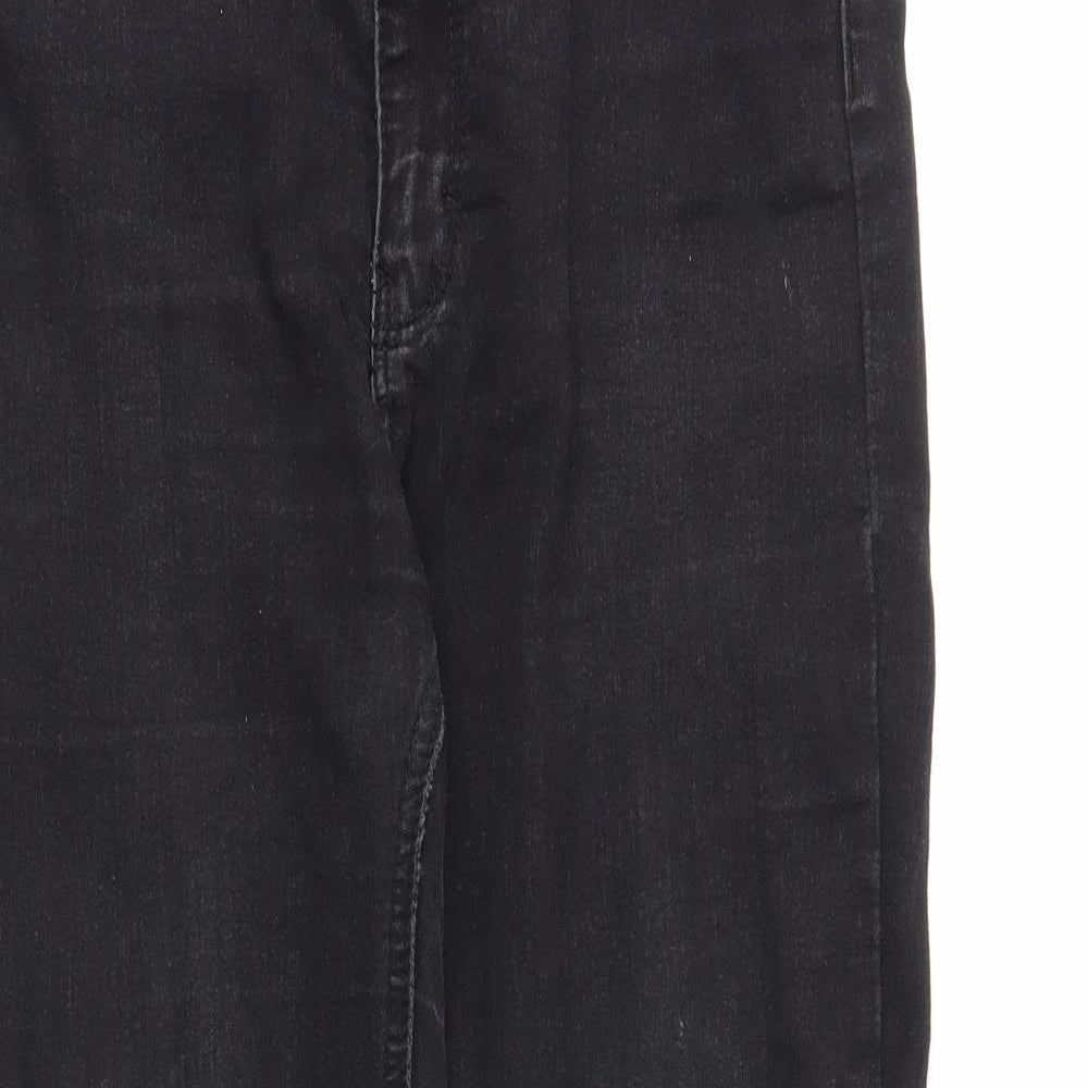 Pull&Bear Womens Black  Denim Skinny Jeans Size 12 L27 in