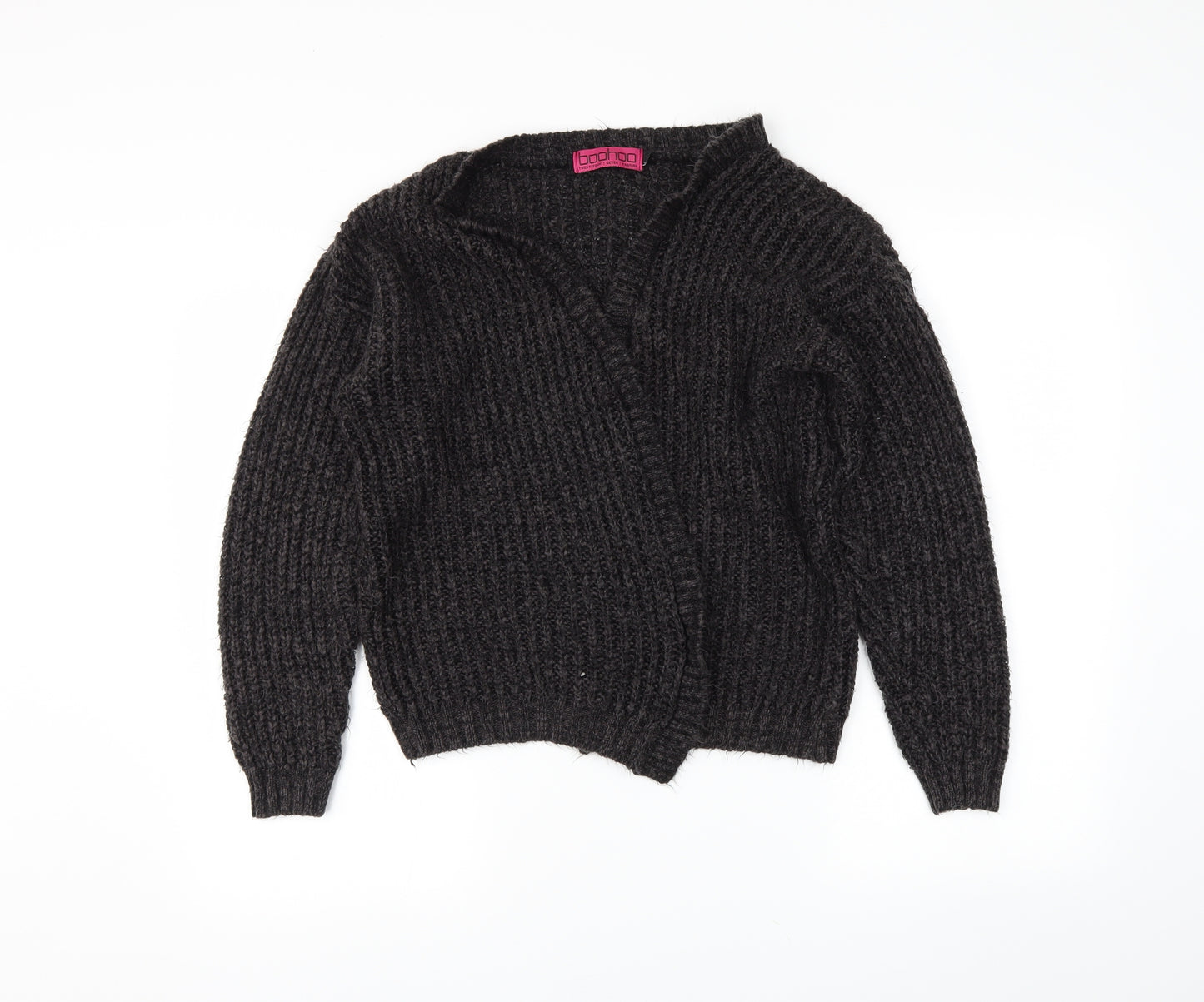 Boohoo Womens Black   Cardigan Jumper Size M