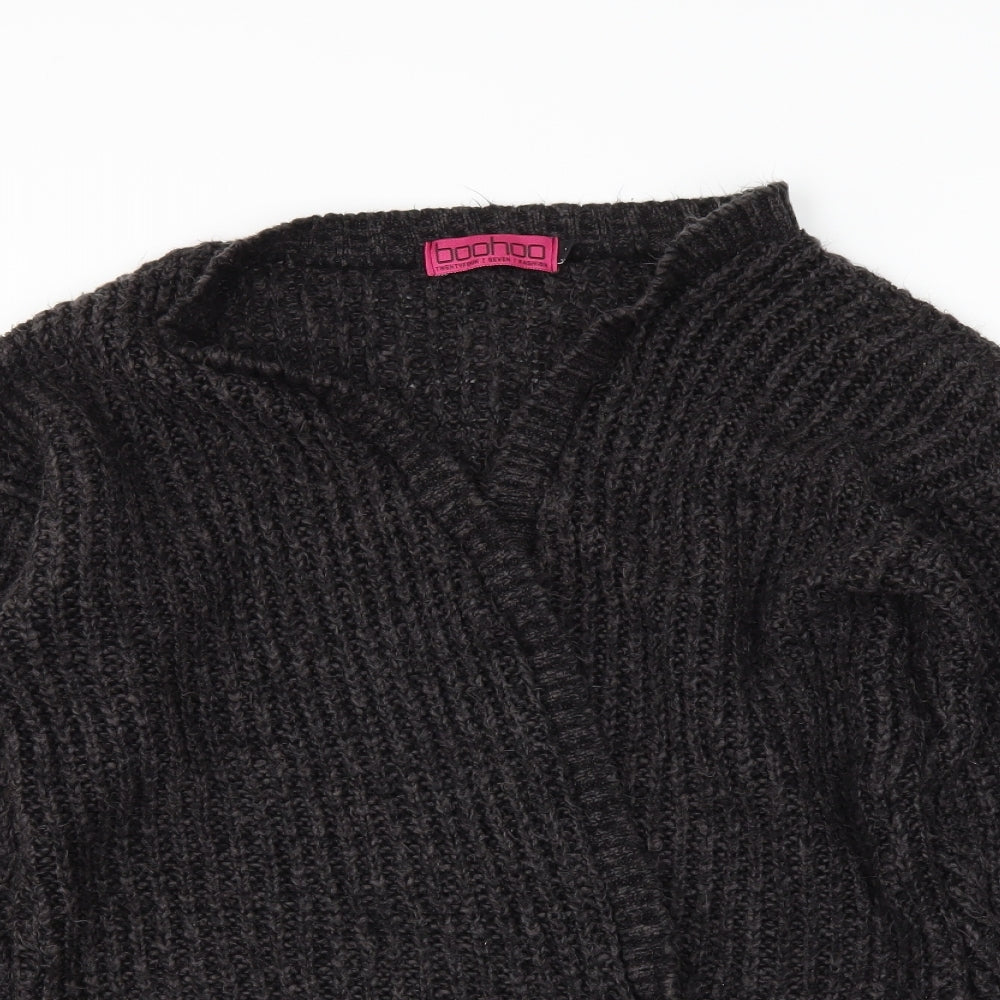 Boohoo Womens Black   Cardigan Jumper Size M