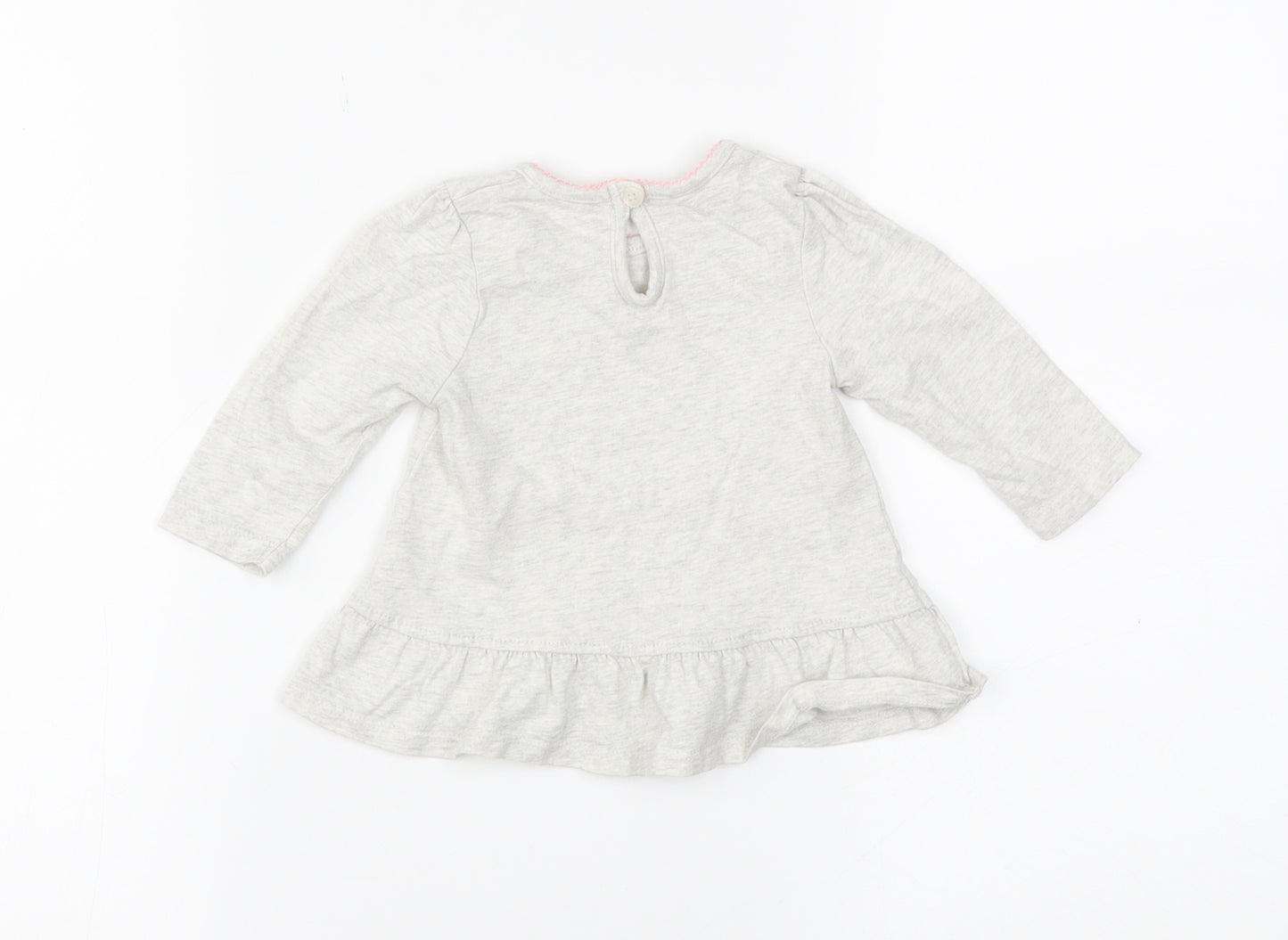 George Boys Grey   Basic T-Shirt Size 0-3 Months