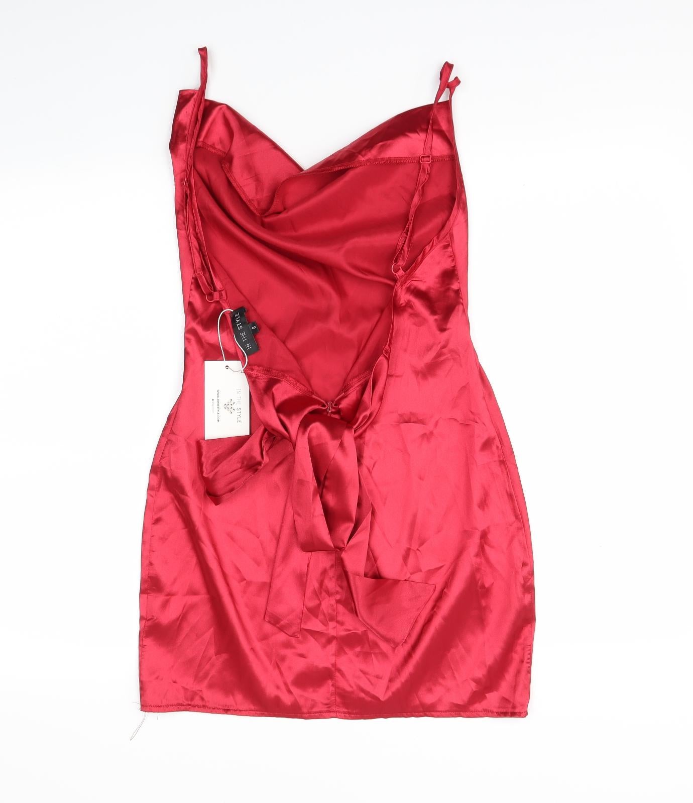 In the Style Womens Red   Shift  Size 6
