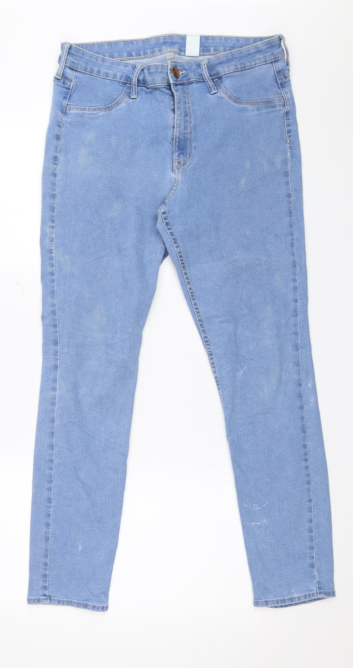 Preworn Womens Blue   Skinny Jeans Size 33 L26.5 in
