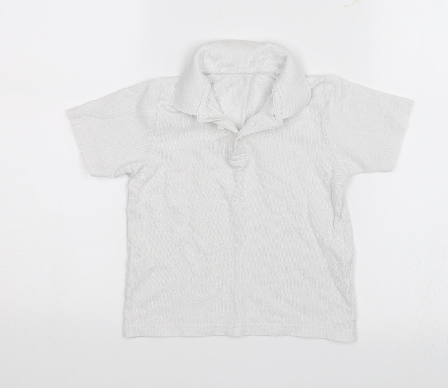 Schoolwear Boys White   Basic Polo Size 4 Years