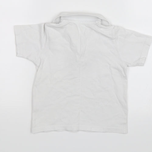 Schoolwear Boys White   Basic Polo Size 4 Years