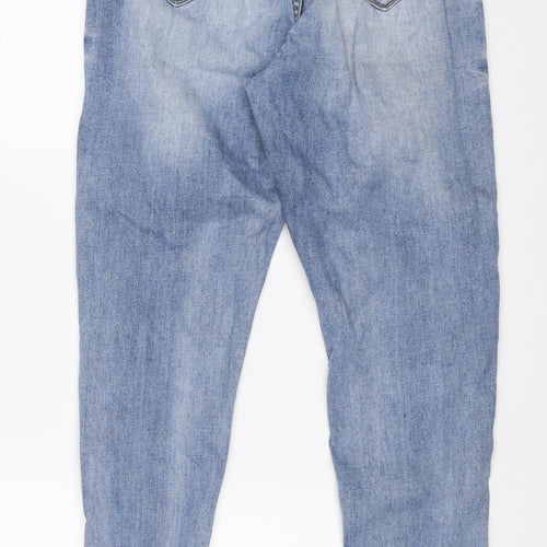 Boohoo Womens Blue  Denim Skinny Jeans Size 10 L27 in