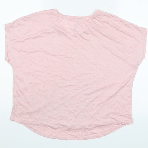 XT Womens Pink   Basic T-Shirt Size 8