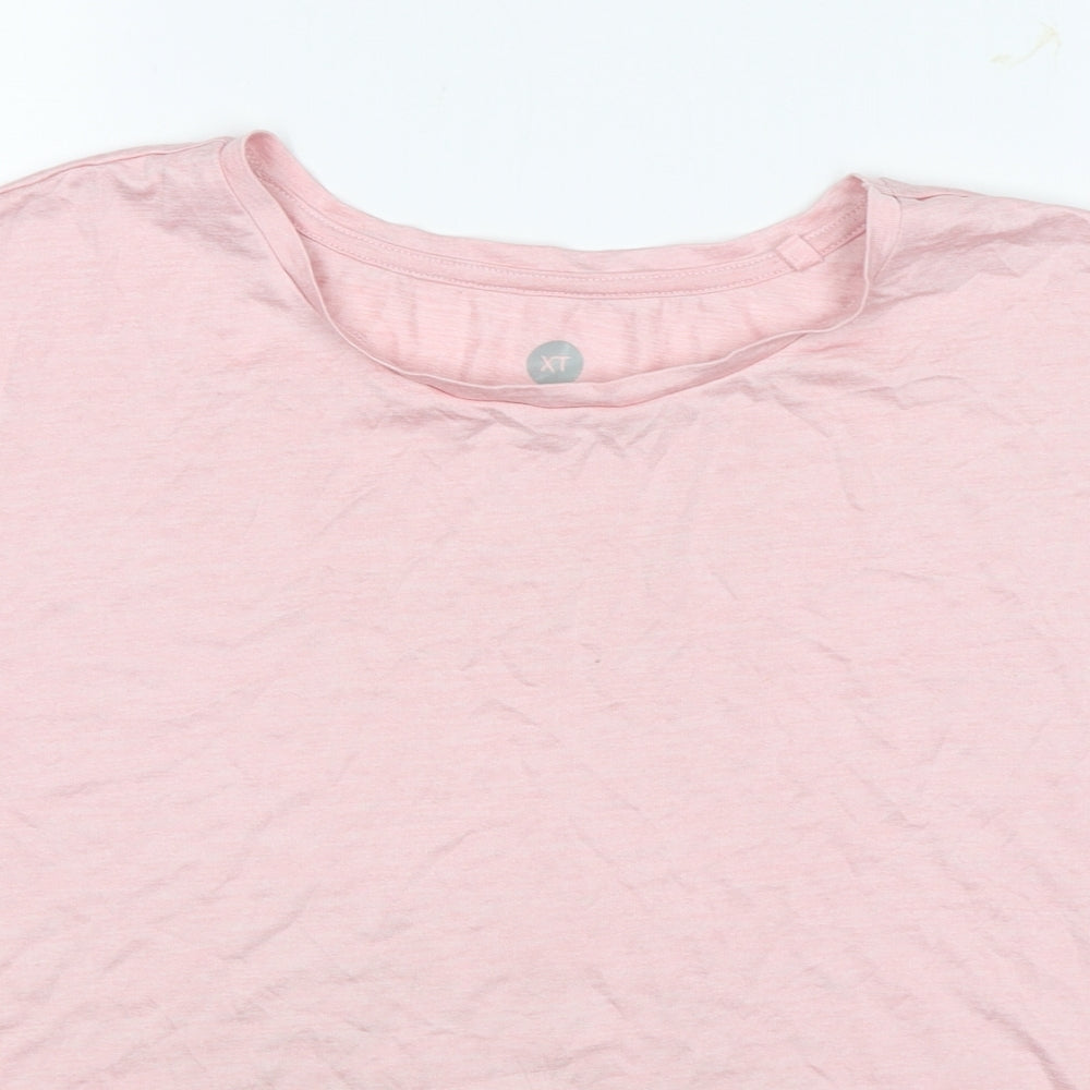 XT Womens Pink   Basic T-Shirt Size 8