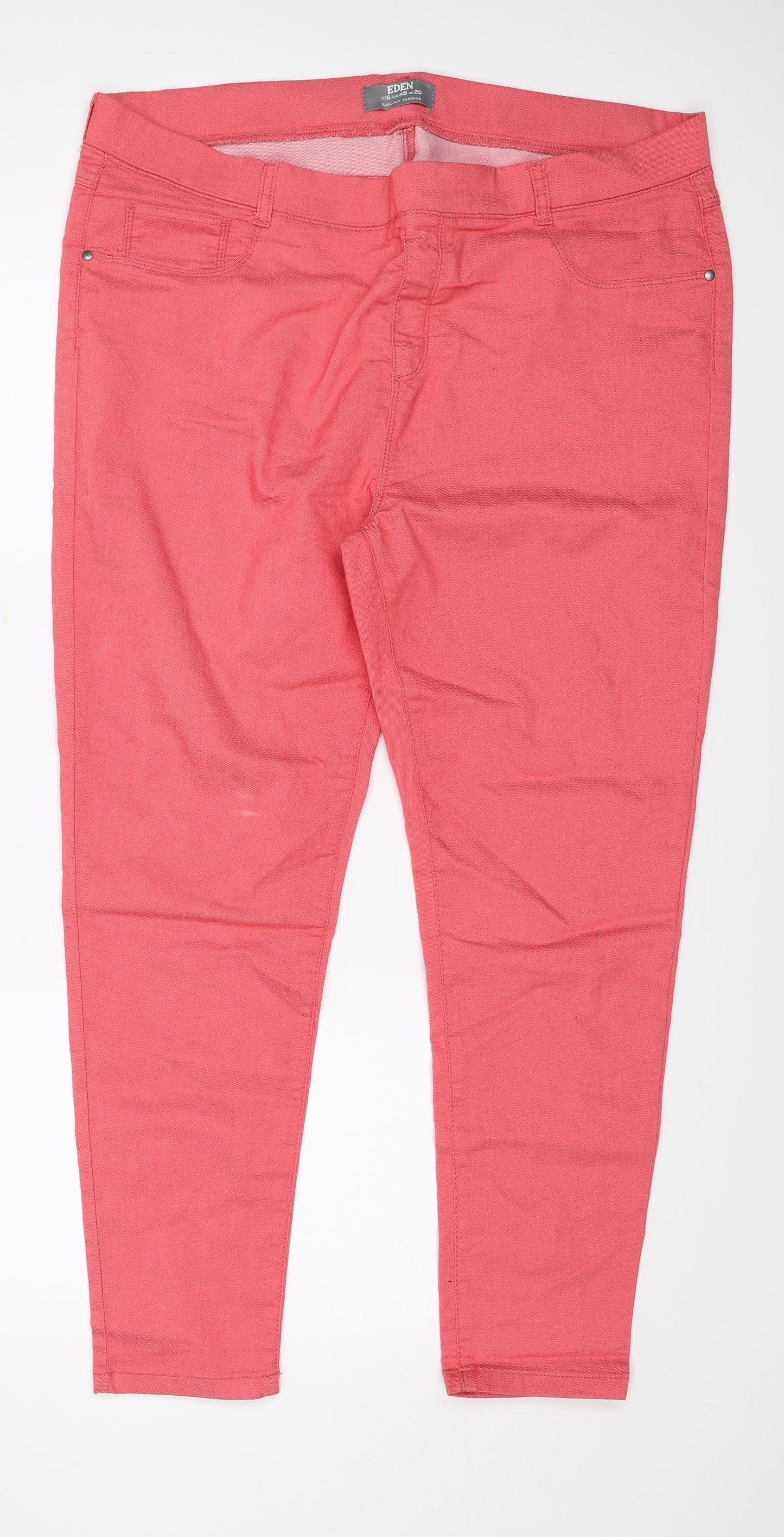 Eden Womens Pink   Trousers  Size 20 L28 in