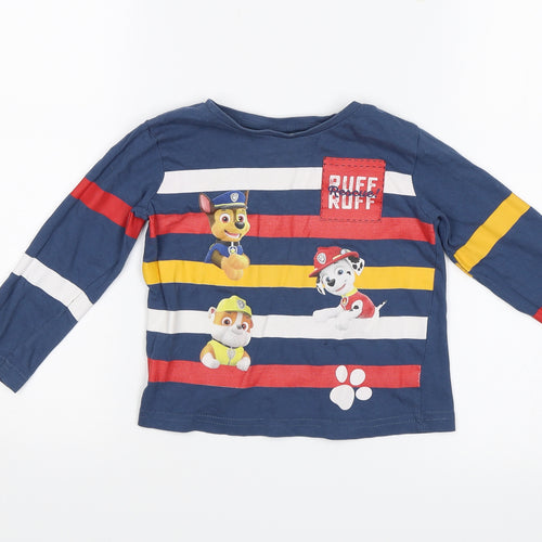 Nickelodeon Boys Blue   Jersey T-Shirt Size 3 Years  - Ruff Ruff Rescue