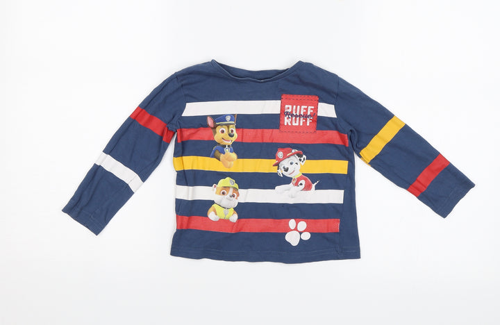 Nickelodeon Boys Blue Jersey T-Shirt Size 3 Years - Ruff Ruff Rescue