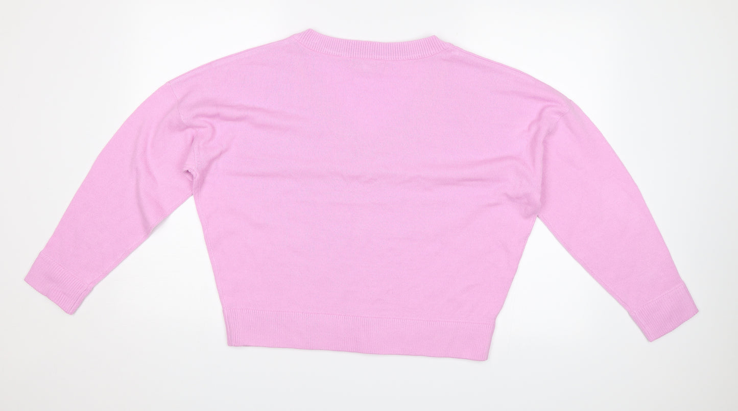 NEXT Womens Pink   Pullover Jumper Size M