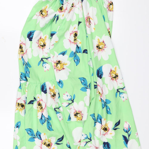 Shien Womens Green Floral  Shift  Size L