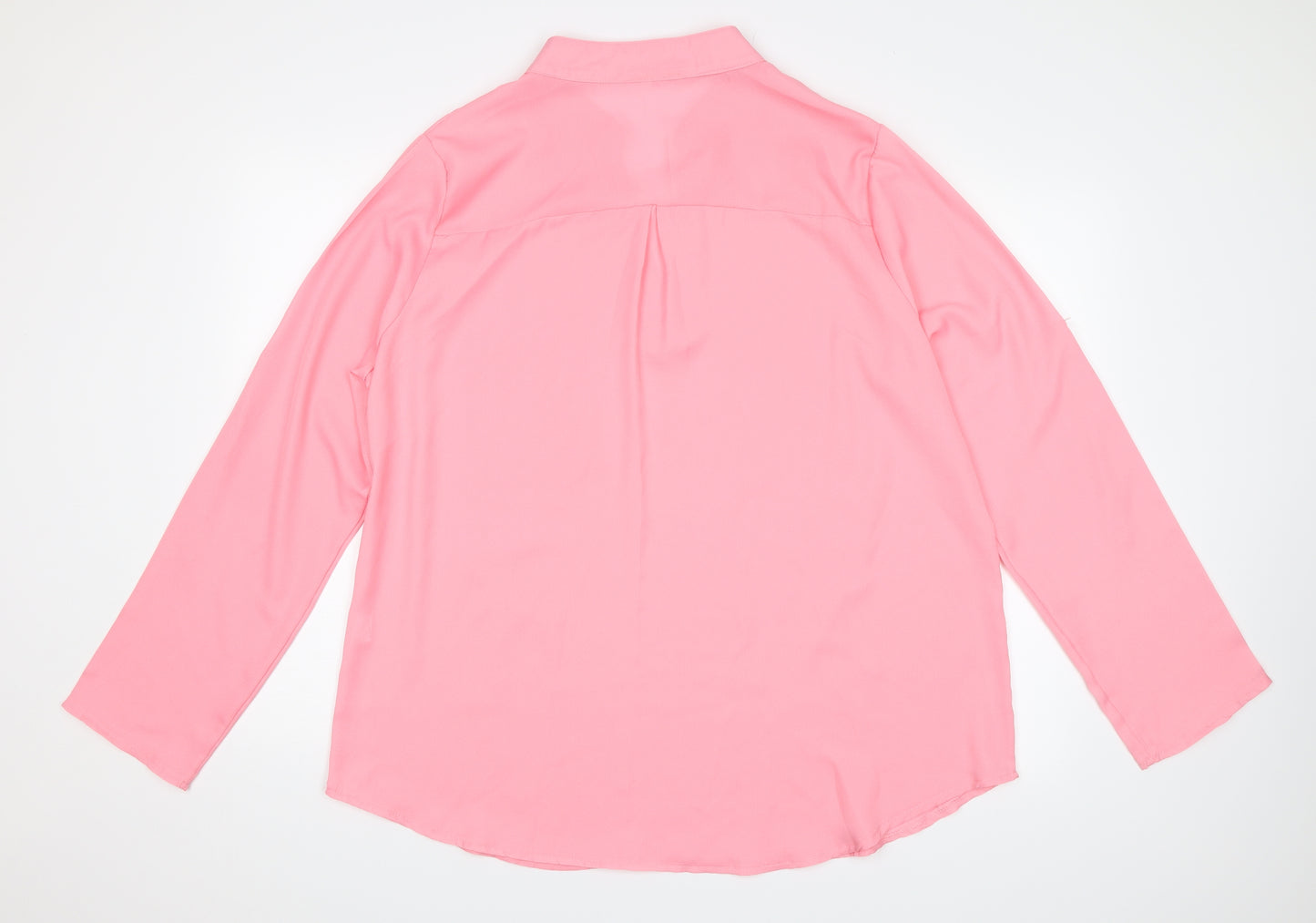 Preworn Womens Pink   Basic Blouse Size 4XL