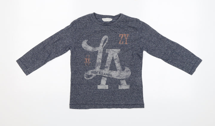 coloredd Boys Blue Jersey T-Shirt Size 4-5 Years - LA