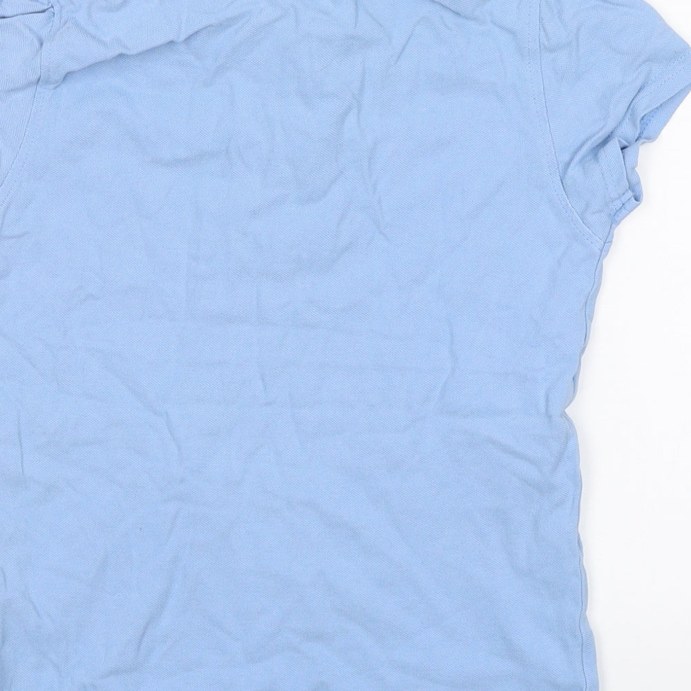 George Girls Blue   Basic Polo Size 8-9 Years