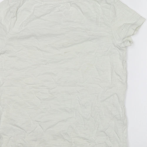 NEXT Girls White   Basic T-Shirt Size 9 Years  - Blogger