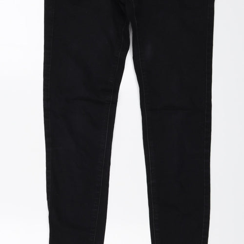 Denim & Co. Womens Black  Denim Skinny Jeans Size 6 L29 in
