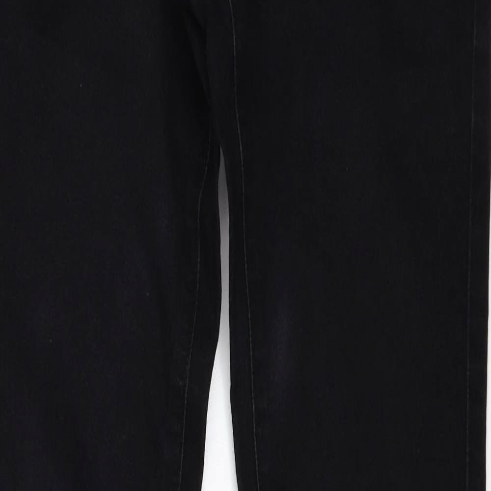 Denim & Co. Womens Black  Denim Skinny Jeans Size 6 L29 in