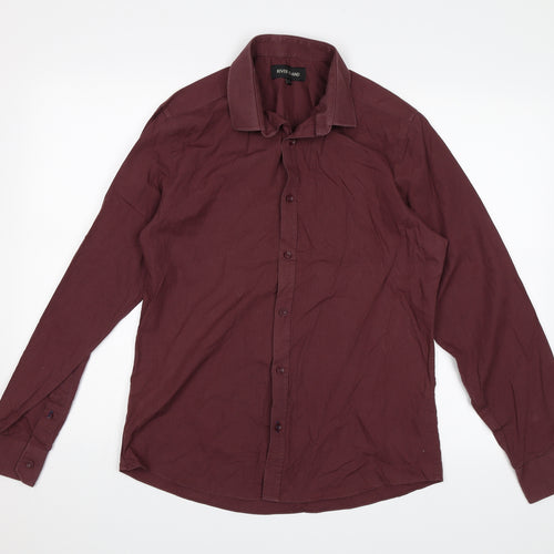 River Island Womens Purple   Basic Button-Up Size M