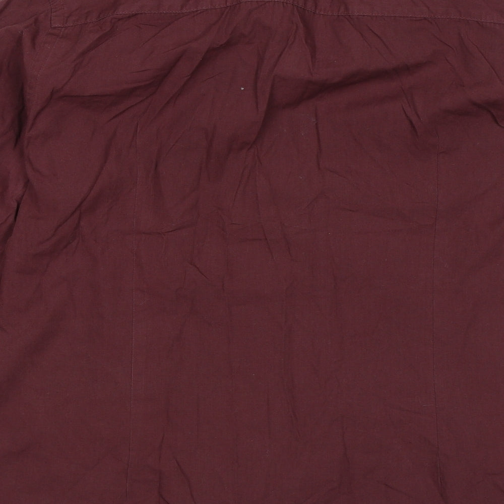 River Island Womens Purple   Basic Button-Up Size M