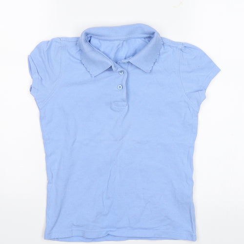 George Girls Blue   Basic Polo Size 8-9 Years