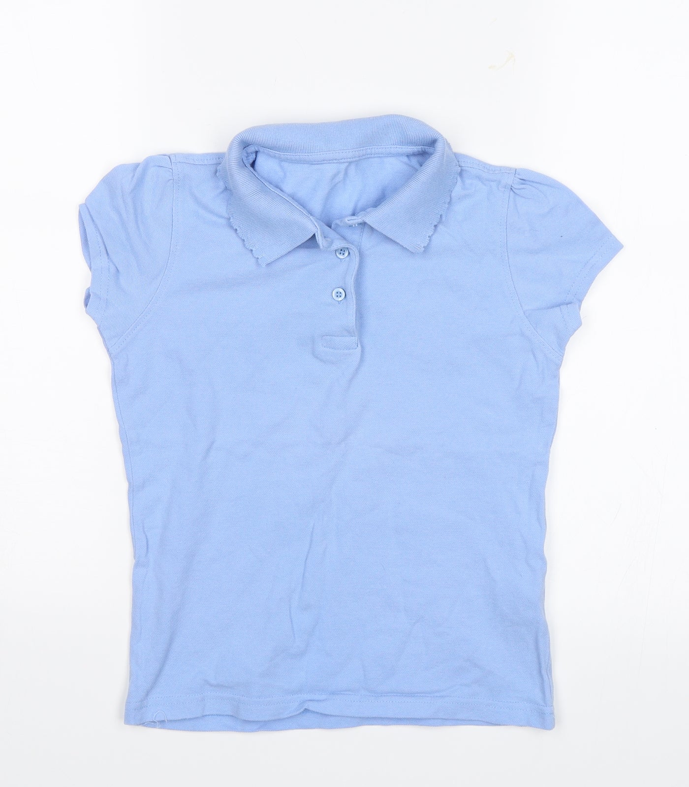 George Girls Blue   Basic Polo Size 8-9 Years