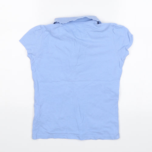 George Girls Blue   Basic Polo Size 8-9 Years