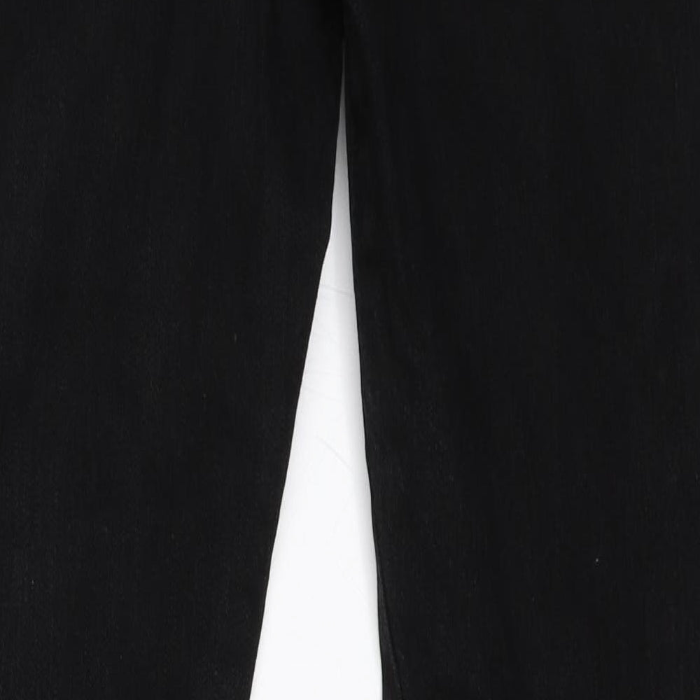 Denim & Co. Womens Black  Denim Skinny Jeans Size 6 L26 in