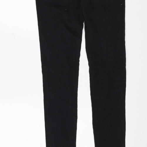 Denim & Co. Womens Black  Denim Skinny Jeans Size 6 L31 in