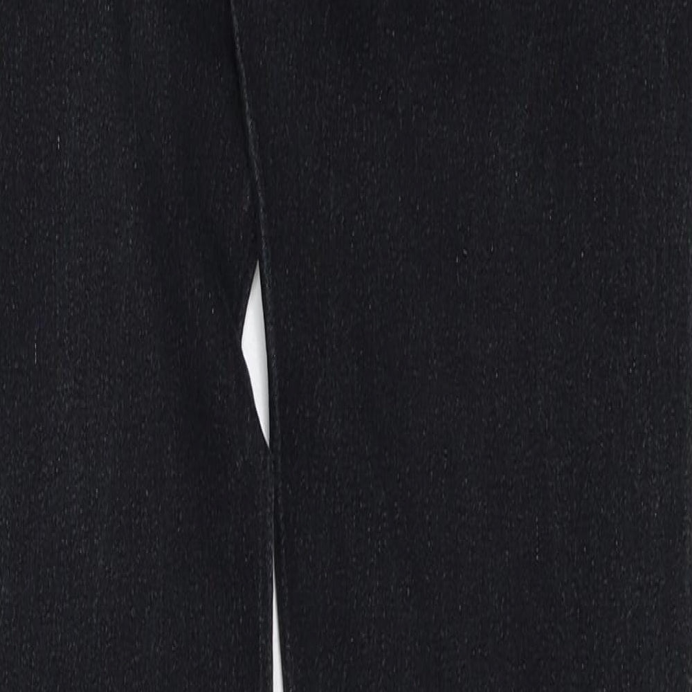Denim & Co. Womens Black  Denim Skinny Jeans Size 6 L28 in