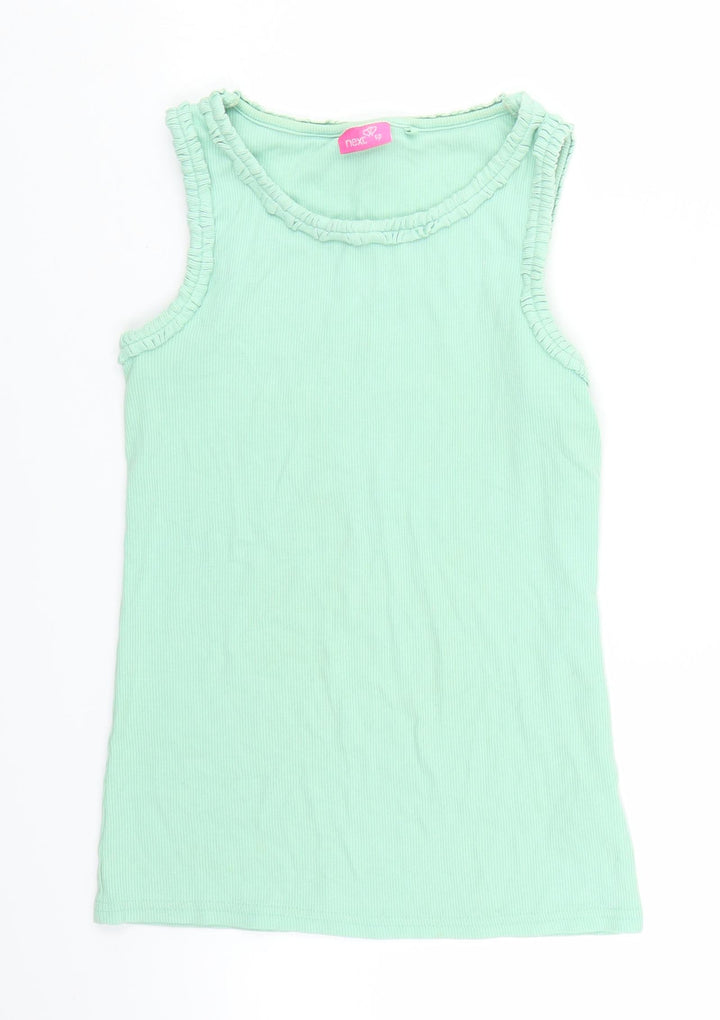 NEXT Girls Green   Basic Tank Size 9 Years