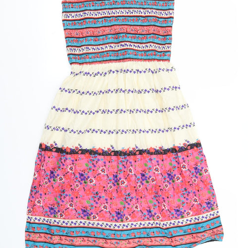 Atmosphere Womens Blue Floral  Fit & Flare  Size 12