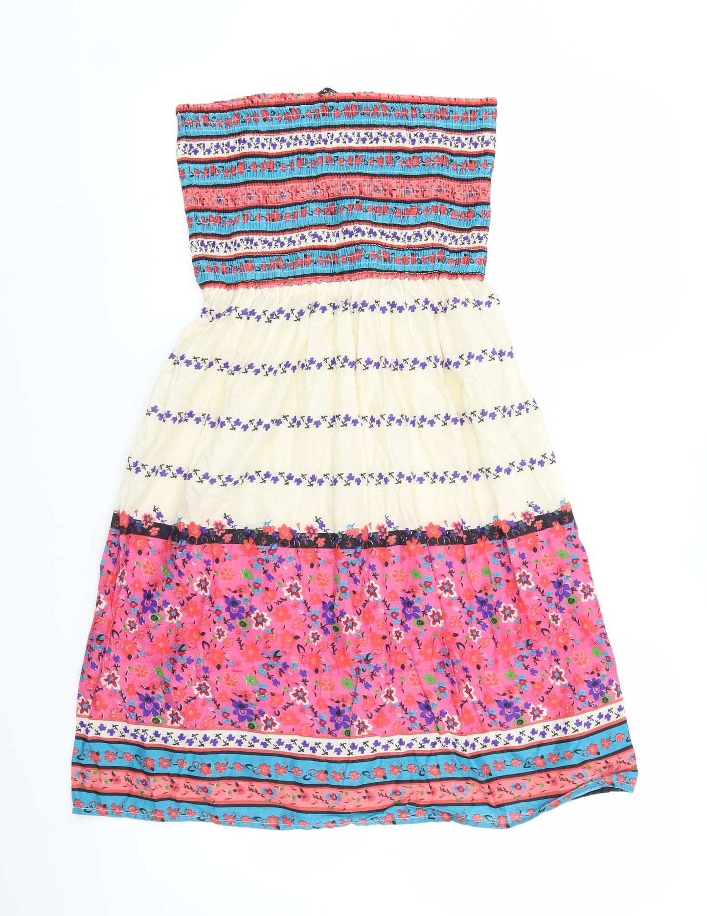 Atmosphere Womens Blue Floral  Fit & Flare  Size 12