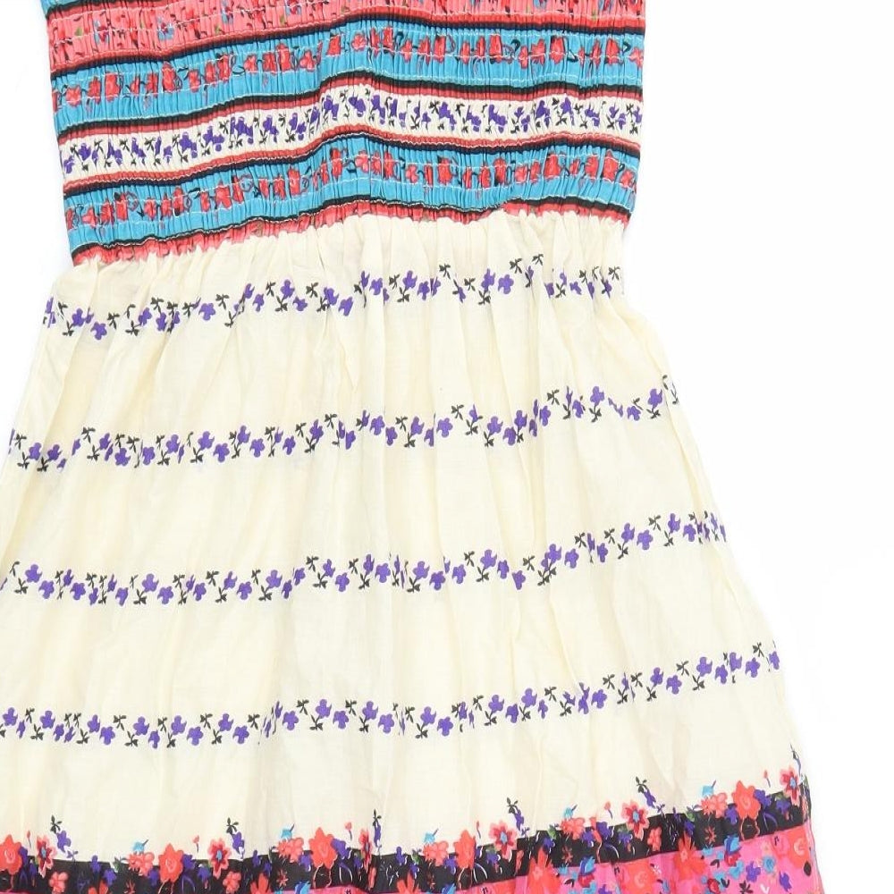 Atmosphere Womens Blue Floral  Fit & Flare  Size 12